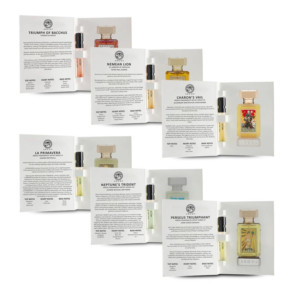 Sample Pack of Argos Fragrances